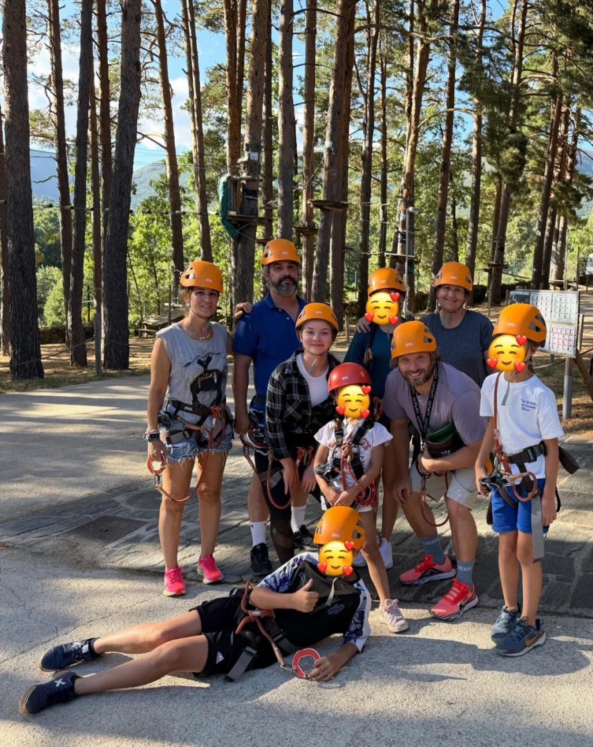 Blanka summer au pair programja Spanyolországban_családdal kötélpályán